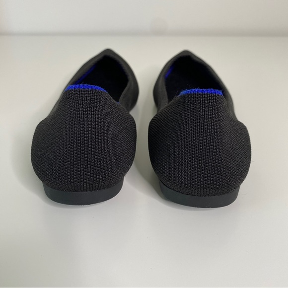 Rothy’s The Point Flats Black Like New Size 7.5 - Picture 5 of 9